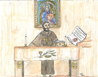The next morning, while Father David, the Capuchin priest with the Stigmata, was celebrating mass in a humble chapel, a document (which had been missing for over ten years) from Cardinal Secretary of State Casaroli to Blessed Pope John Paul II, miraculously appears on the altar! This document led Father David to Mary’s Way Worldwide Apostolate where he ordered a number of “The Twelve Way All Protecting Double Scapulars©”!